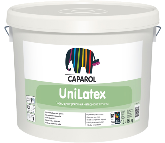 картинка CAPAROL UNILATEX BAS 1 краска интерьерная с сайта Гипсовик