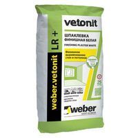 Шпаклевка финишная белая полимерная Weber.Vetonit LR+