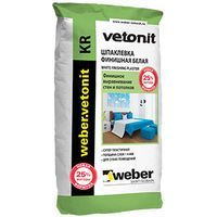 Шпаклевка финишная белая полимерная Weber.Vetonit KR
