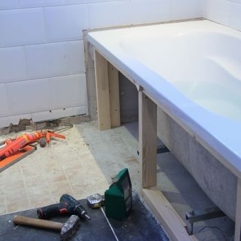 Как сделать экран под ванну из гипсокартона?
