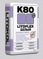 LITOFLEX K80 Белый клей для укладки плитки